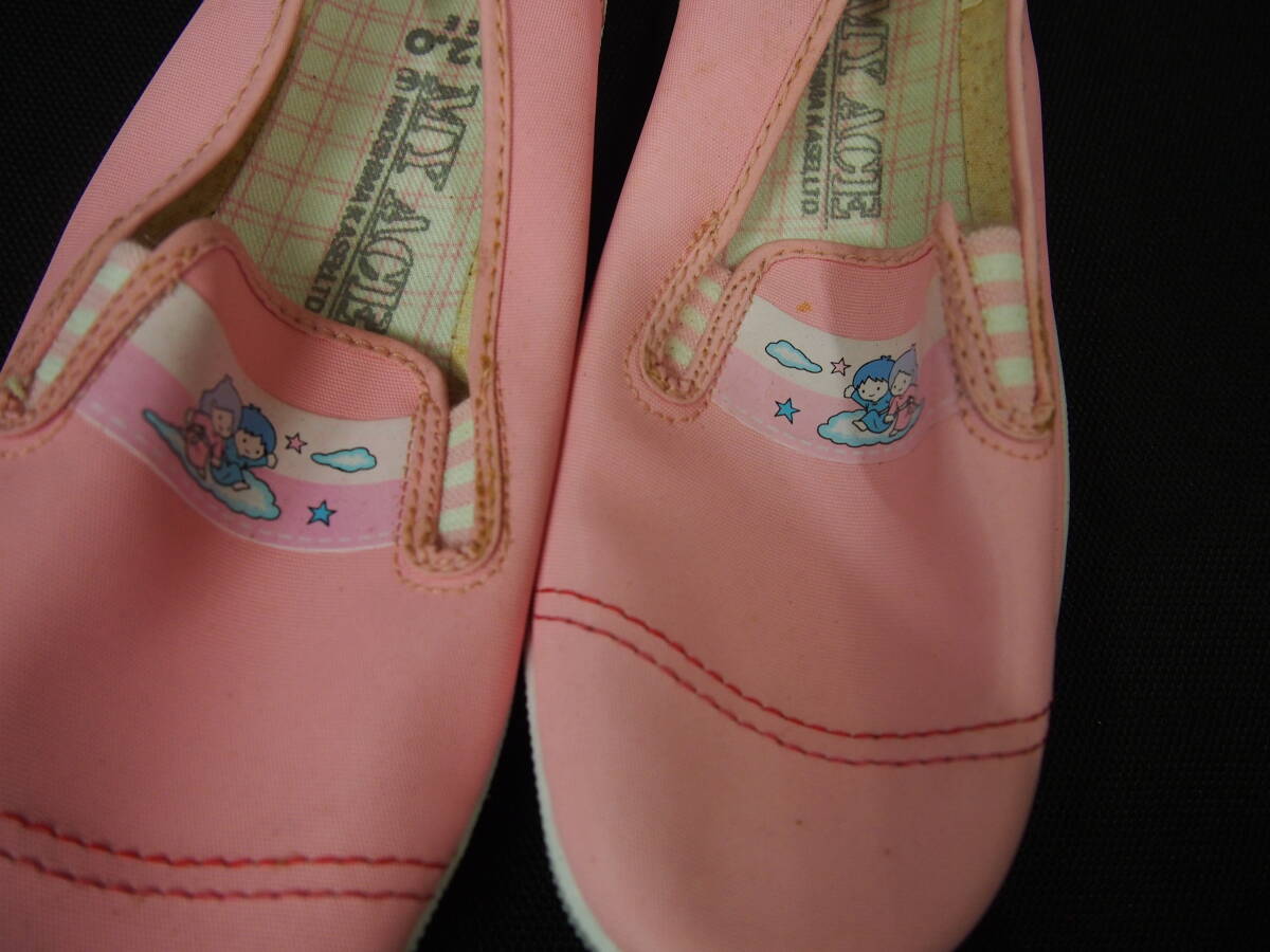 ●未使用 倉庫保存 レトロ ファンシー ＭＹ ＡＣＥ 広島化成 当時もの シューズ 靴 22㎝  の画像2