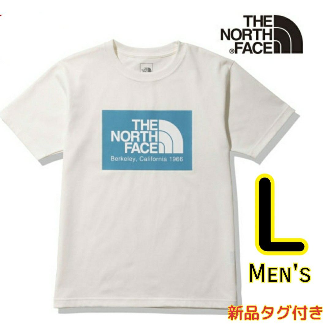 ノースフェイス 半袖Tシャツ カリフォルニアロゴT L ガーデニアホワイト  THE NORTH FACE