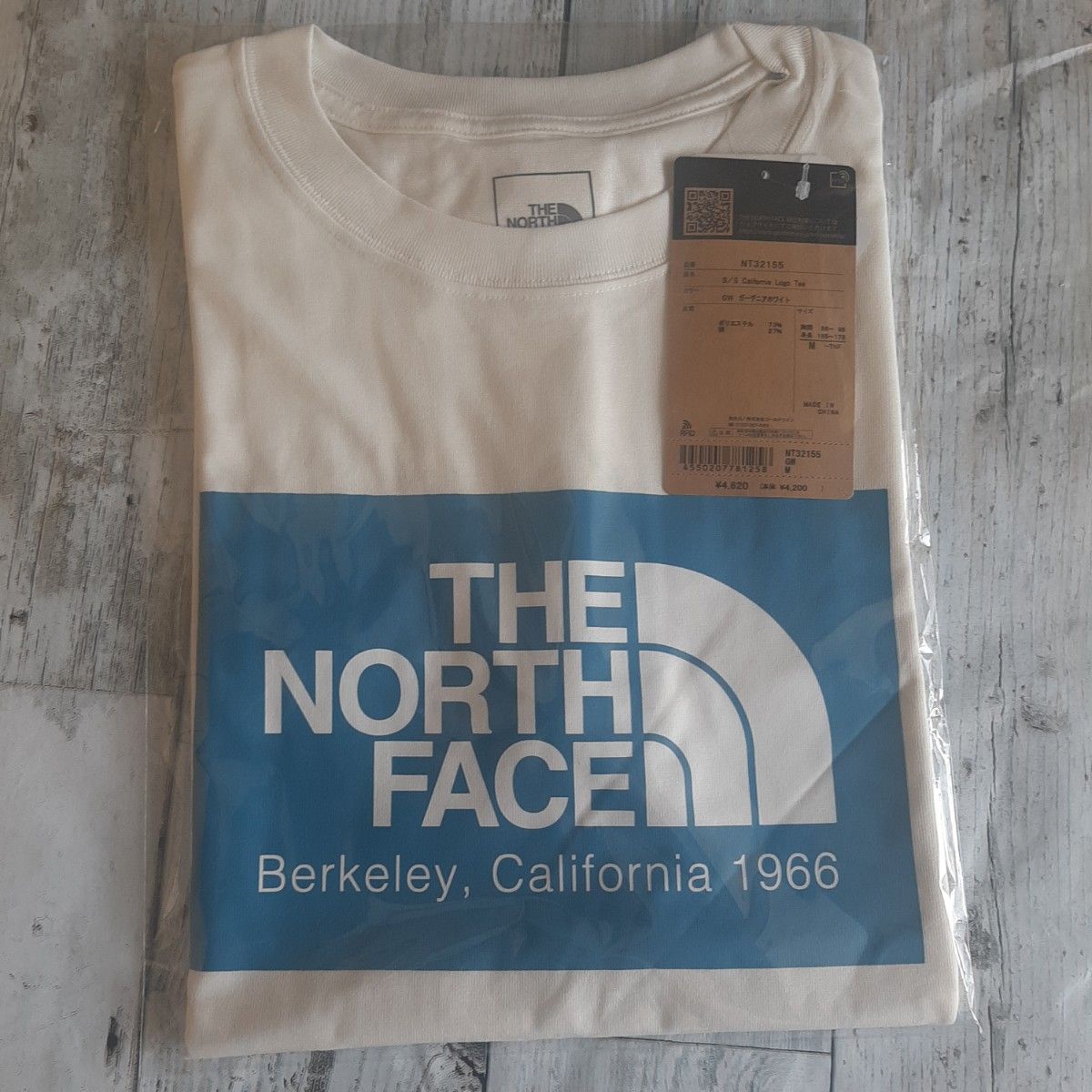 ノースフェイス 半袖Tシャツ カリフォルニアロゴT L ガーデニアホワイト  THE NORTH FACE