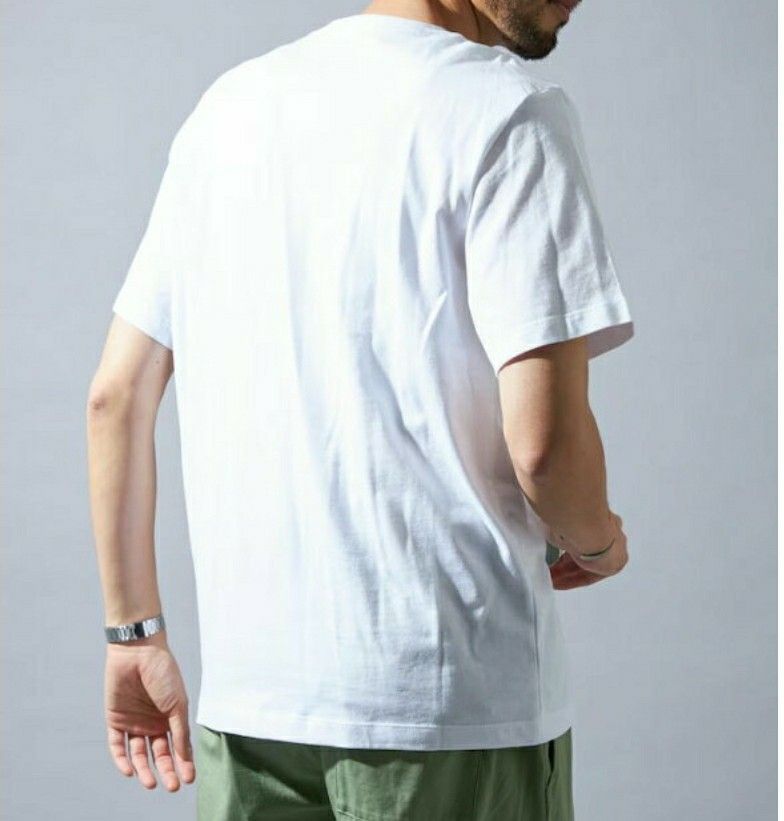 NIKE NSW 半袖Tシャツ L 白 赤 ナイキ トップス