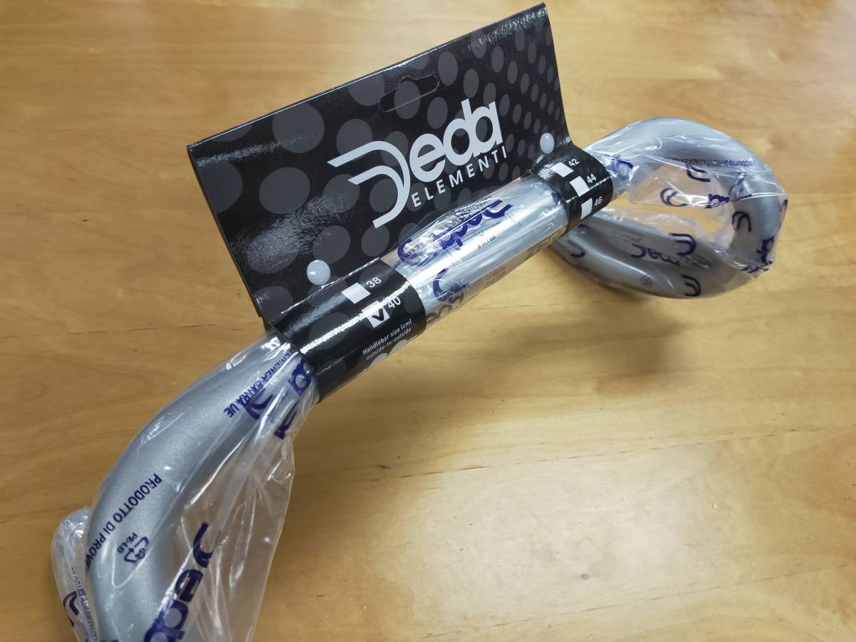 限定品 ZERO100 ポリッシュ シルバー 400mm 外-外 クランプ径31.8mm ゼロ100 DEDA デダ アルミハンドル ドロップハンドル