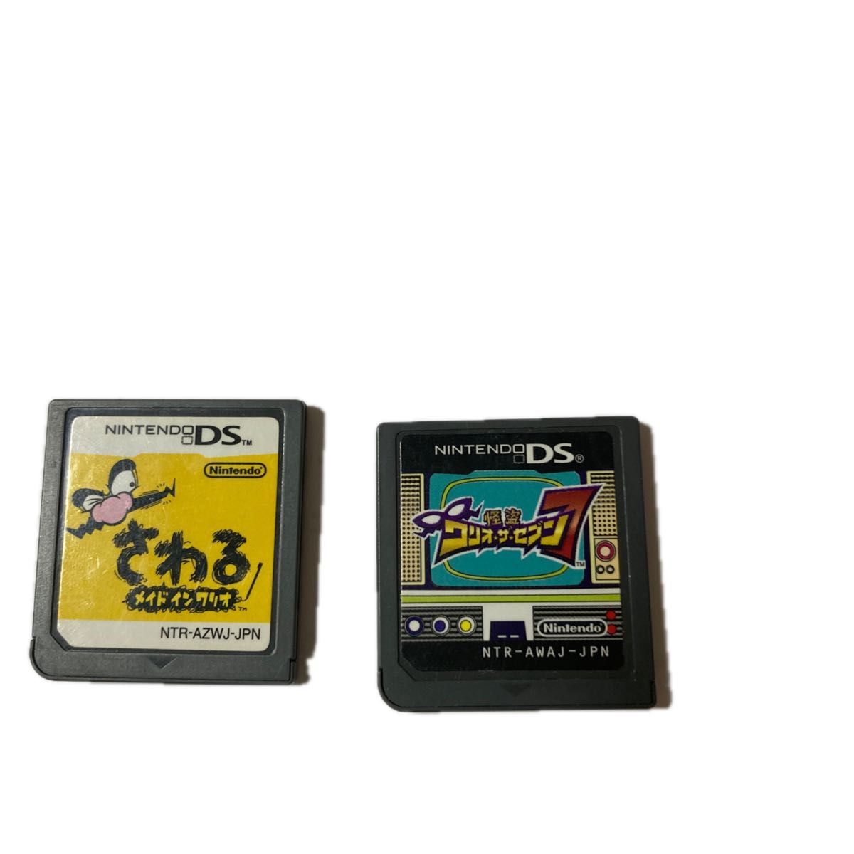 任天堂DSソフト　さわるメイドインワリオ＋怪盗ワリオセブン7       2個セット
