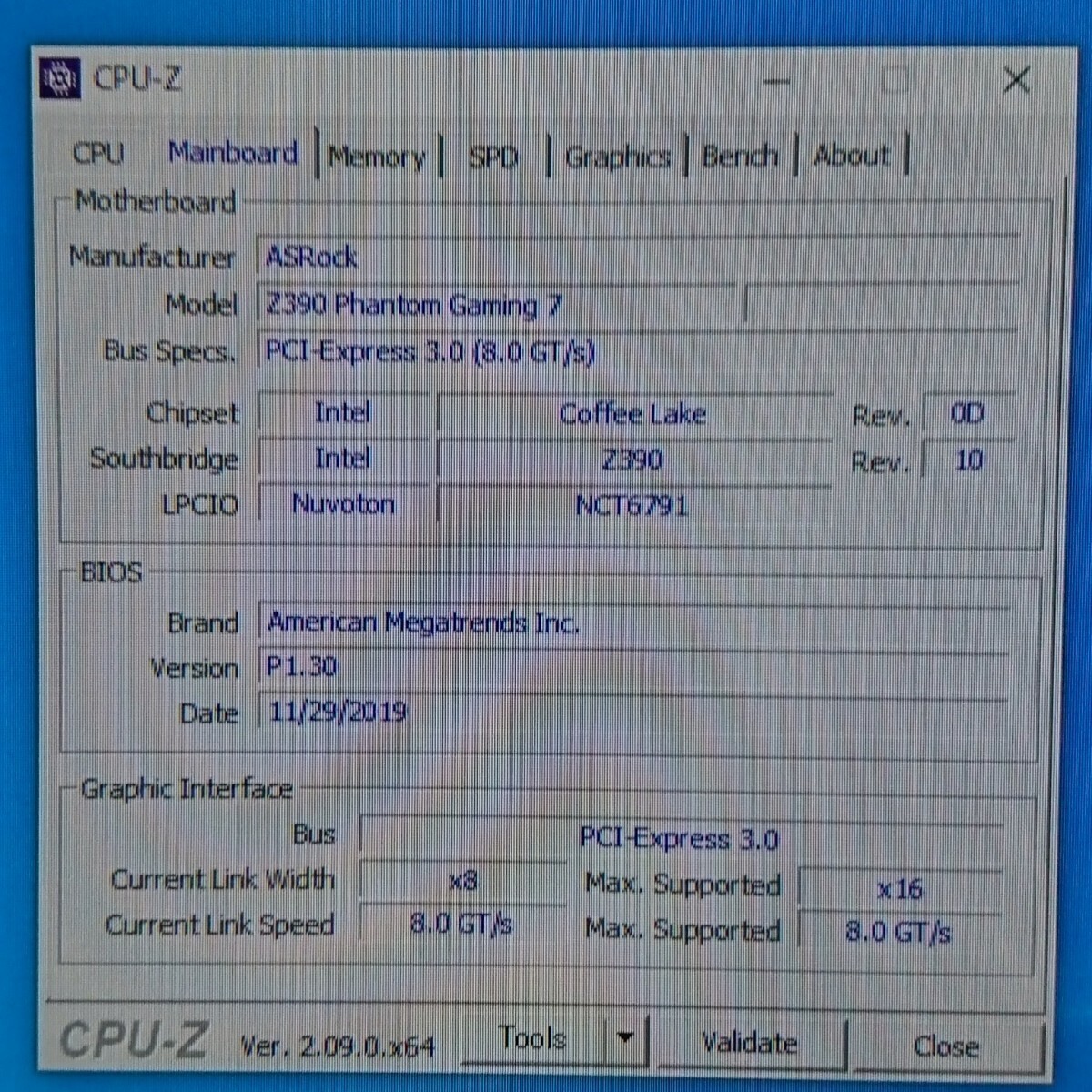 ASRock Z390 PHANTOM GAMING 7 LGA1151 (O42113)の画像7