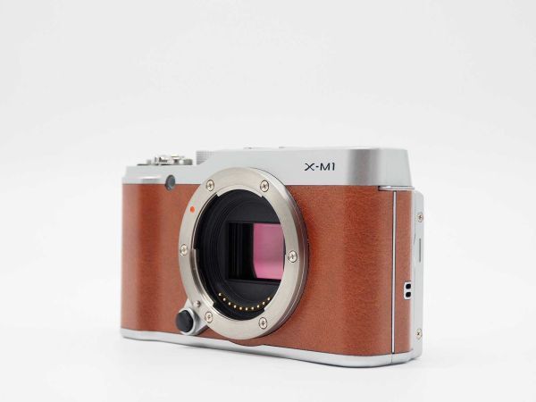 富士フィルム Fujifilm X-M1 Digital Camera Brown Body Only 元箱 [美品] #Z1352A_画像3