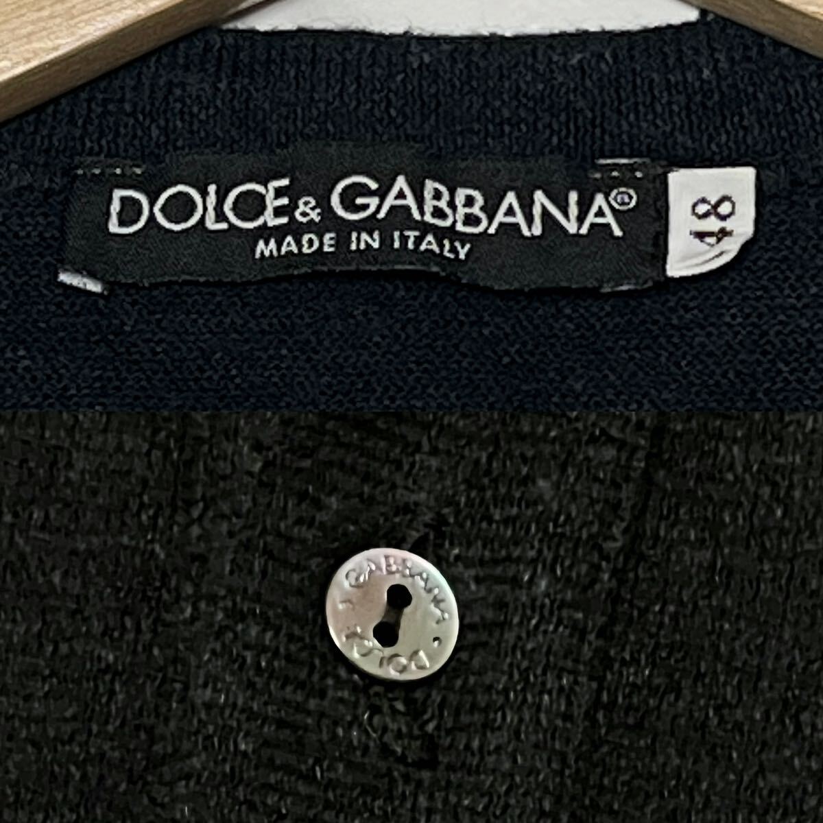 最高級◎リネン混 Lサイズ!!ドルチェ&ガッバーナ【涼し気な装い】DOLCE&GABBANA ヘンプ混 半袖 カットソー Tシャツ ブラック◎メンズ_画像9