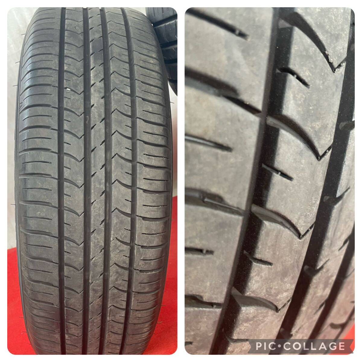 (商品番号678)国産タイTOYOTA純正16インチホイール205/60R16 good year efficientタイヤ4本セット。年製2020年 _画像5