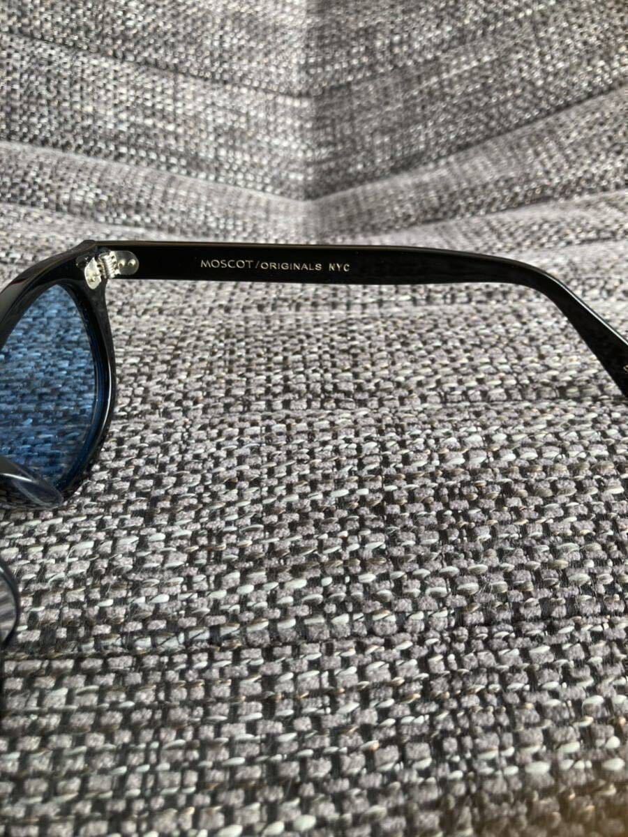 MOSCOT LEMTOSH レムトッシュ　モスコット 46 サングラスレンズ青_画像3