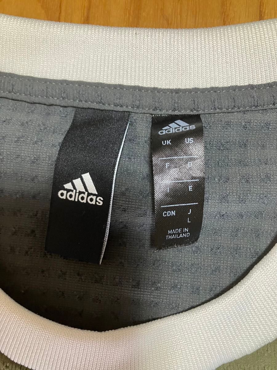 adidas 【Tシャツ メンズ Lサイズ 】美品　アディダス