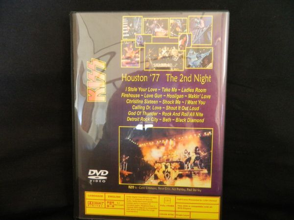 (31)  中古DVD KISS /  HOUSTON,TX THE SUMMIT  輸入盤  DVDケース傷、日本製Blu-rayレコーダーで再生可能の画像3