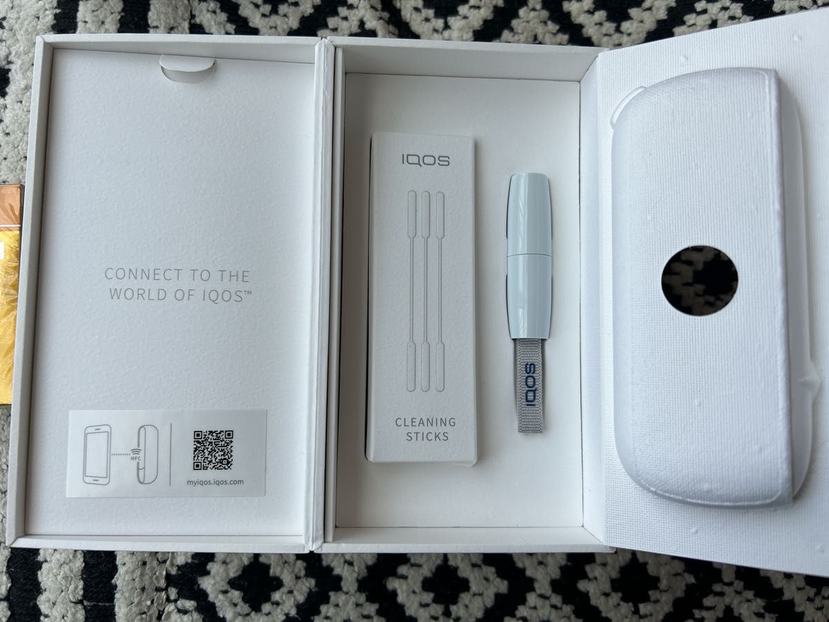 iQOS DUO ホワイト 白 The Third マンゴー アイコス 電子タバコ 喫煙具 ニコチン0 アイコス