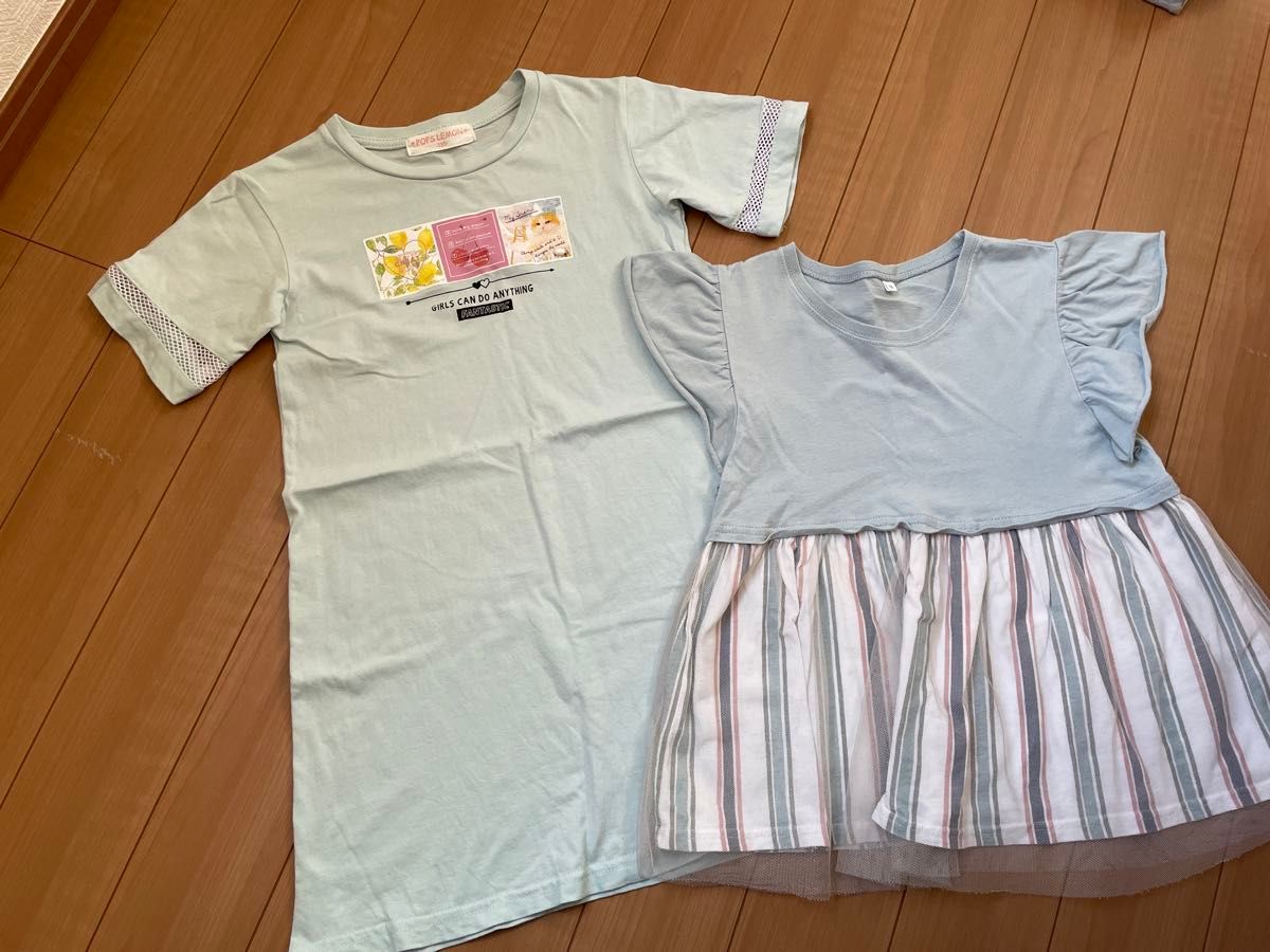 夏服　120 女の子　まとめ売り　ワンピース　トップス　キュロット　 半袖  子供服 半袖Tシャツ