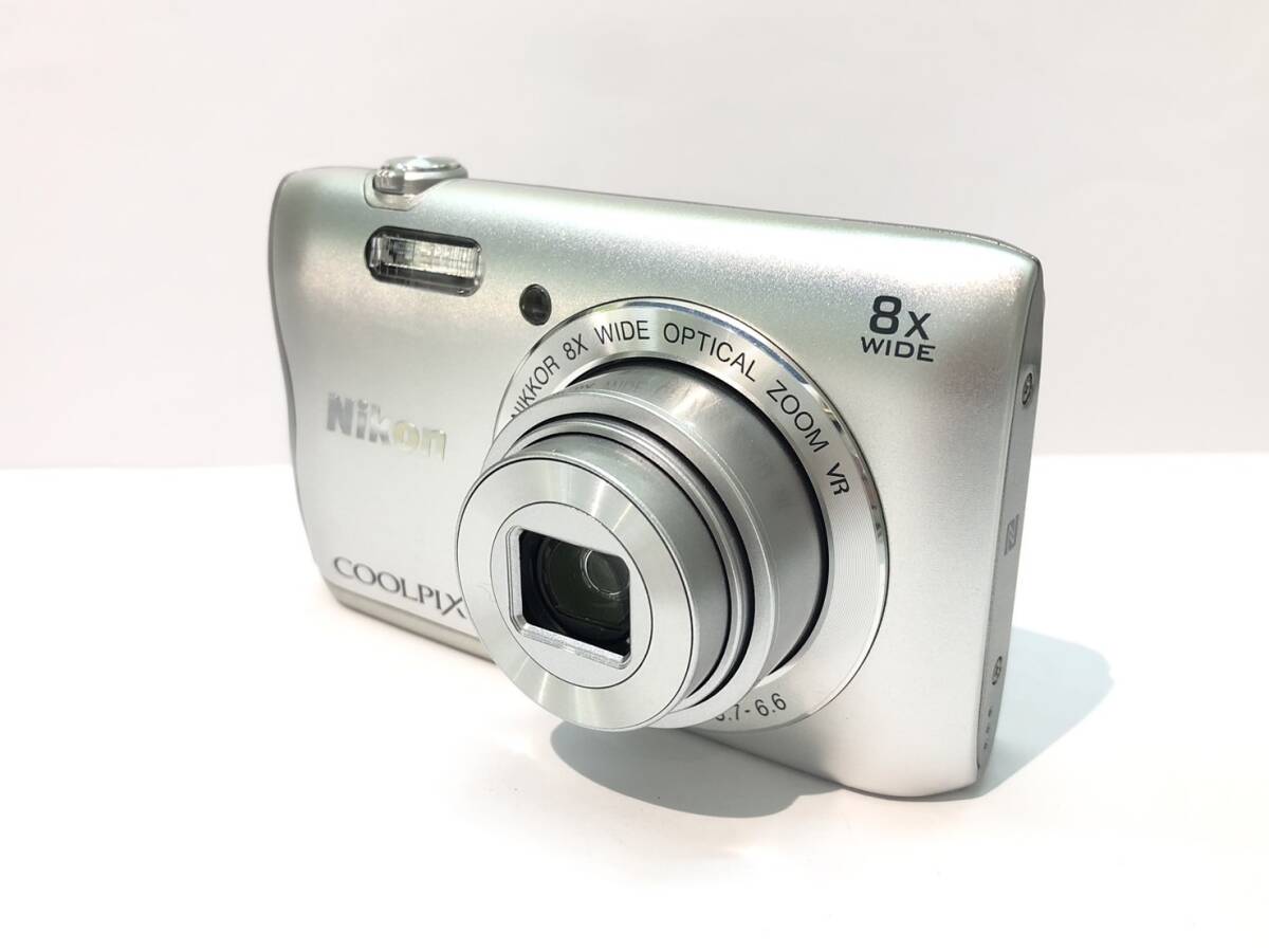 【F1031AY】Nikon ニコン COOLPIX クールピクス A300 通電確認済 箱取説付属 マルチセクター異常有 ジャンク扱い 現状品_画像3