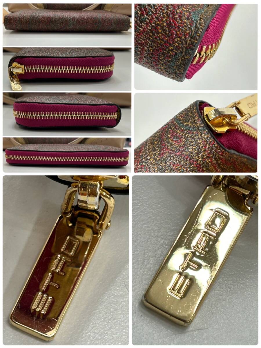 [D2925SS]ETRO Etro shoulder bag long wallet total 2 point set Milano milano Italy made brand sack attaching lady's men's 