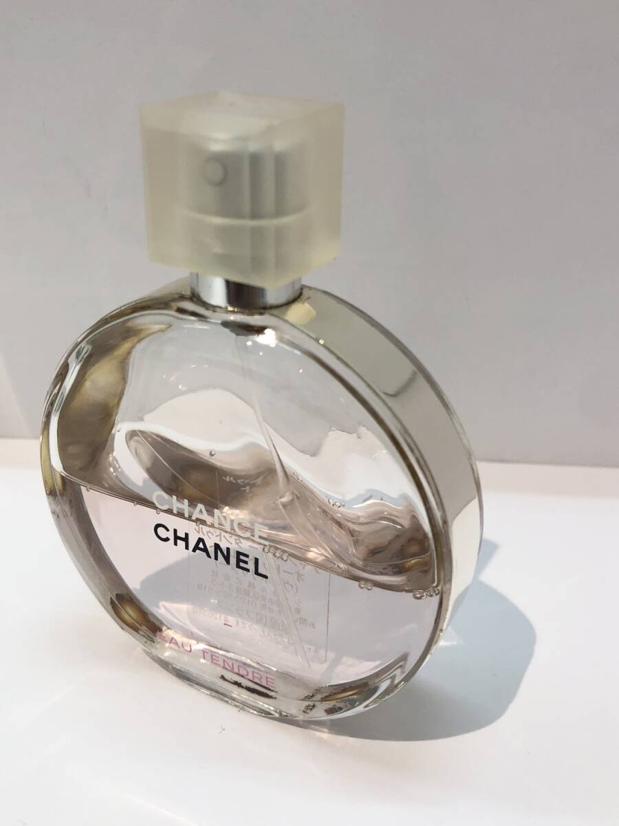 【F1102AY】残量約5割 CHANEL シャネル チャンス オー タンドゥル オードゥ トワレット 50ml 香水_画像1