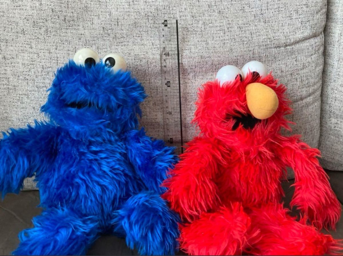 セサミストリート エルモ クッキーモンスター ぬいぐるみ 2体 セサミストリート エルモ クッキーモンスター ぬいぐるみ 2体