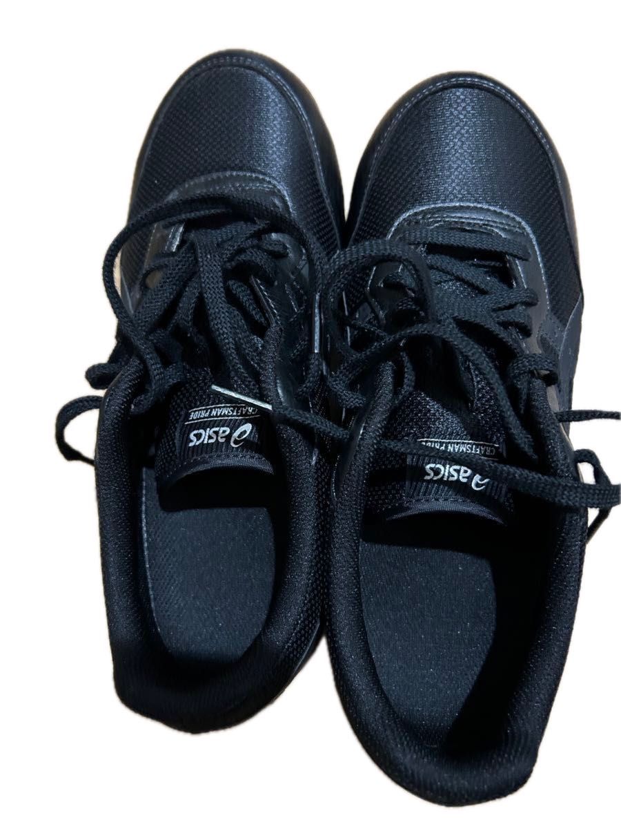 ASICS ブラック×ブラック アシックス　ウィンジョブ　安全靴　作業靴 セーフティー シューズ 26.5cm ほぼ新品