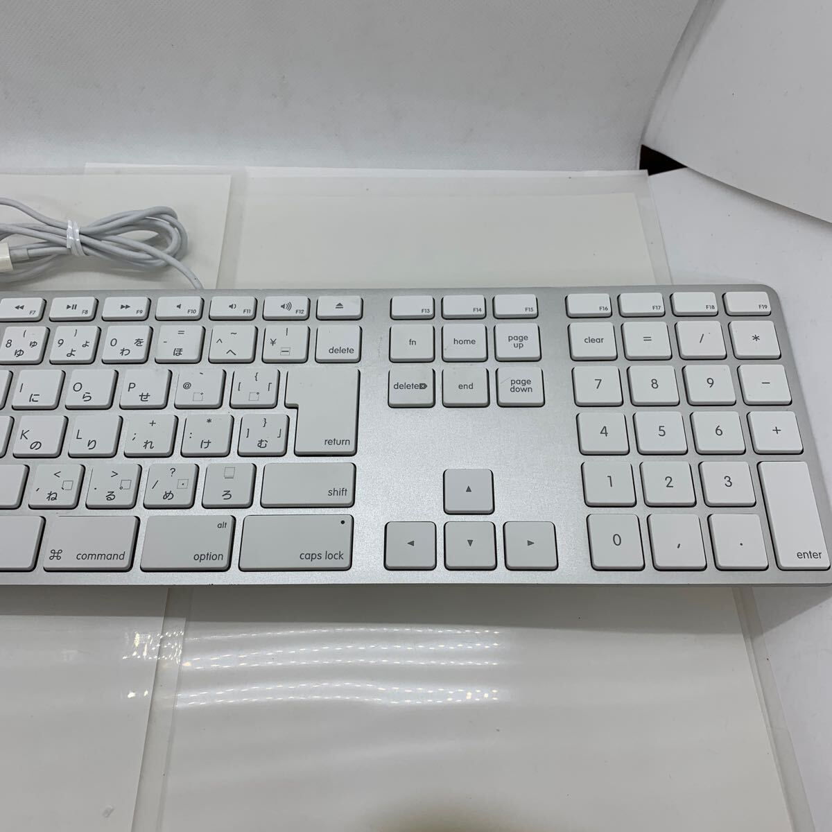 （515-4）【動作OK】中古 Apple アップル 純正 A1243 日本語 キーボード　_画像3