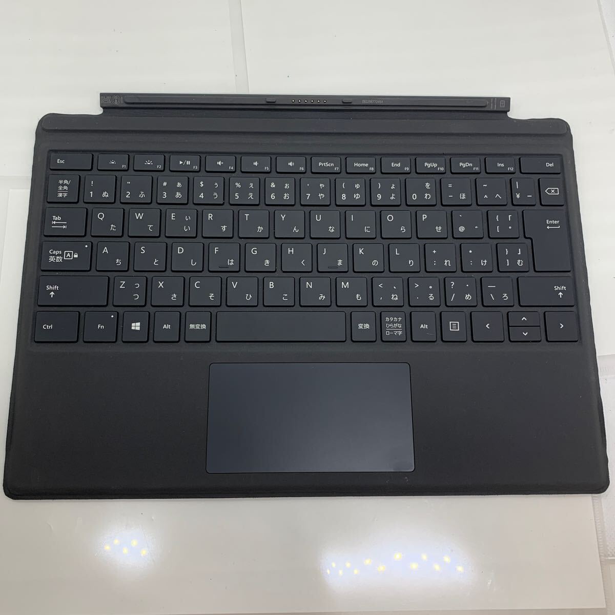 （517-13）純正マイクロソフト surface pro タイプカバー モデル1725　日本語キーボード Model：1752_画像1