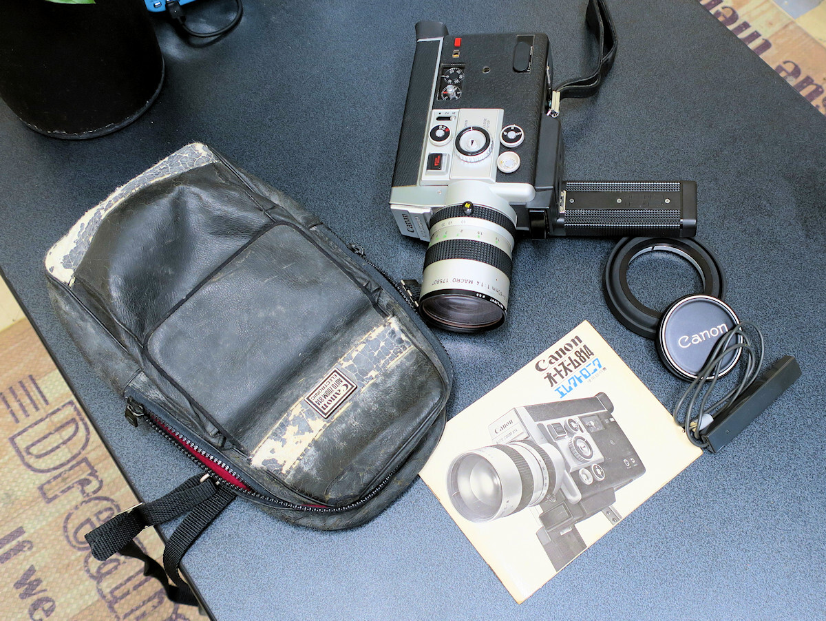  retro Canon авто zoom 814 8mm видео камера..