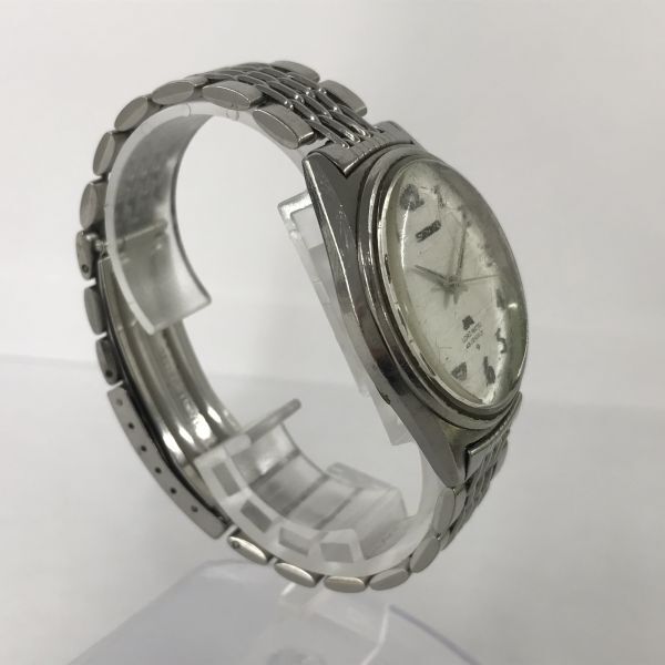 H242-SB4-1389◎ SEIKO セイコー LM ロードマチック 5601-9000 メンズ 自動巻き 不動 腕時計 23石 シルバー文字盤の画像4