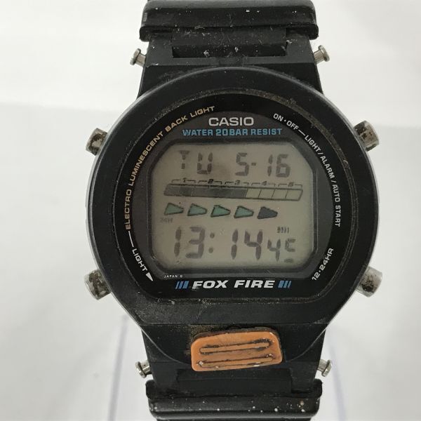 J216-SB2-1322◎ CASIO カシオ FOX FIRE フォックスファイヤー DW-6600 メンズ クオーツ デジタル 稼働 腕時計_画像1
