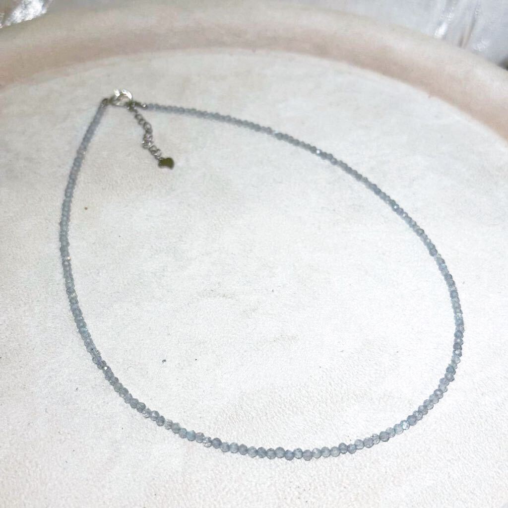  красивый месяц свет камень лунный камень колье 38+5cm jewelry necklace