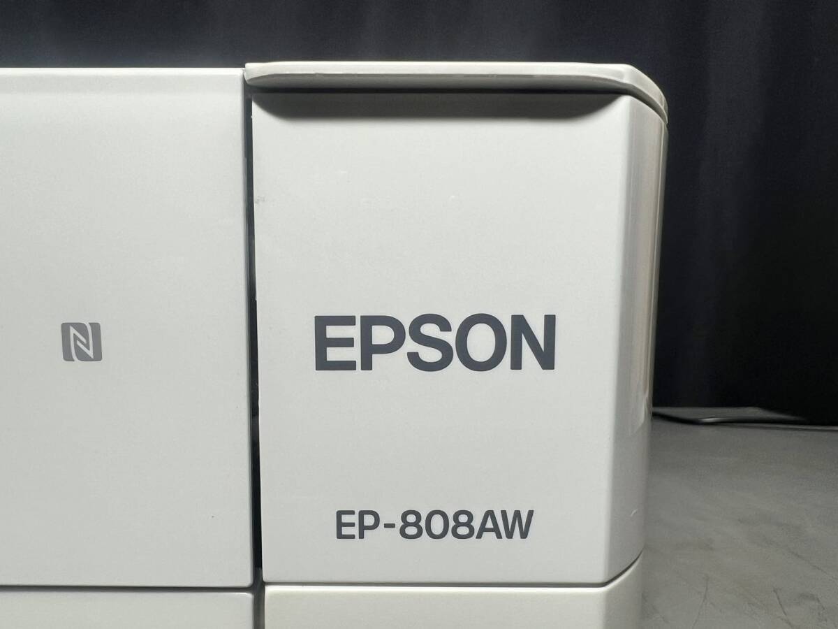 EPSON EP-808AW カラリオプリンター インクジェット プリンター エプソン 家電 中古 ジャンク扱いの画像5