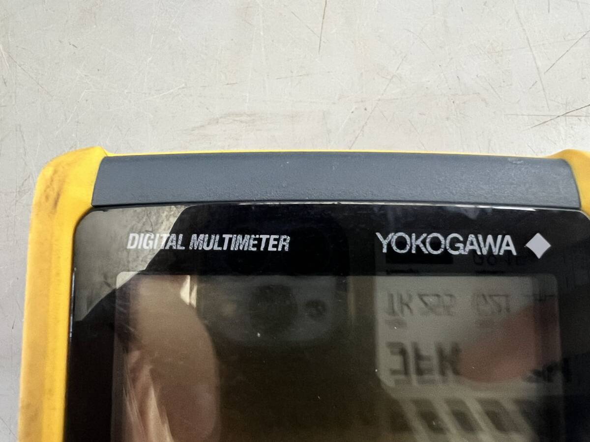 横河電機 YOKOGAWA ディジタルマルチメータ DMM TY710 テスター デジタルマルチメーター 通電確認済み 現状_画像2