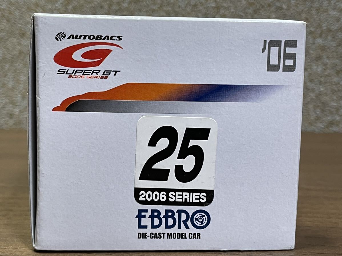 絶版品　未使用品 EBBRO 1/43 ECLIPSE ADVAN SUPRA SuperGT’06 #25 (ホワイト×レッド) [43767]_画像2