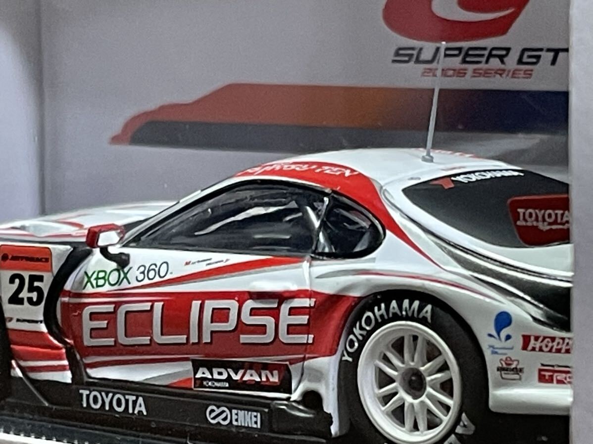 絶版品　未使用品 EBBRO 1/43 ECLIPSE ADVAN SUPRA SuperGT’06 #25 (ホワイト×レッド) [43767]_画像7