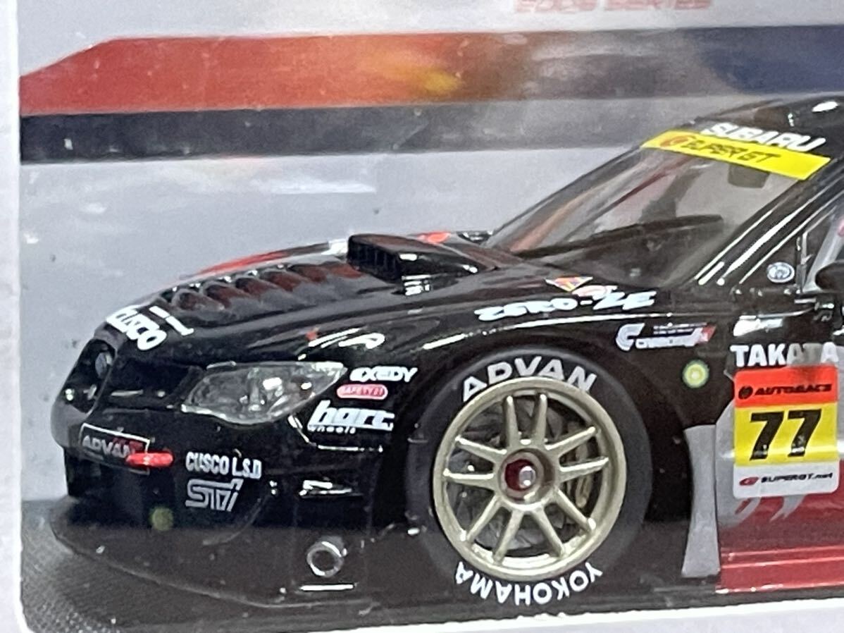 絶版品　未使用品 EBBRO 1/43 CUSCO SUBARU ADVAN IMPREZA SUPER GT300 TAKATA #77「オートバックス SUPER GT 2006シリーズ」 _画像6