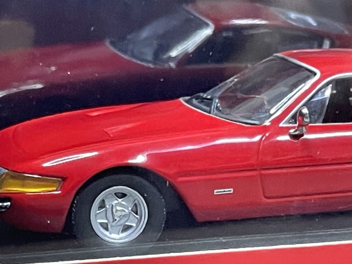 絶版品　未使用品 ixo×HOT WHEELS 1／43 Ferrari 365 GTB/4 Daytona 1968 (レッド) [FER034]_画像6