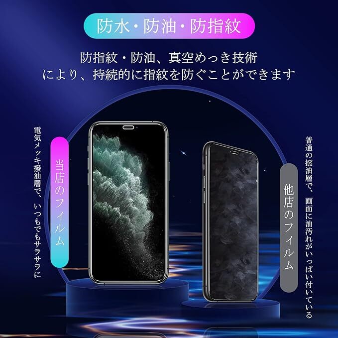  iPhone 11 Pro / Xs / X フイルム ガイド枠付き 【2枚セット-国産AGC旭硝子 - 高 品質 】iPhone11Pro ガラスフイルム アイホン11 プロ _画像6