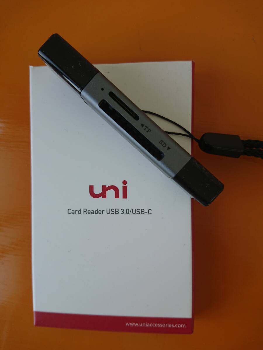 SDカードリーダー USB 3.0 uniAccessories Type-C 2-in-1カードリーダー SD/TF同時読み書き OTG対応 高速転送　PC、