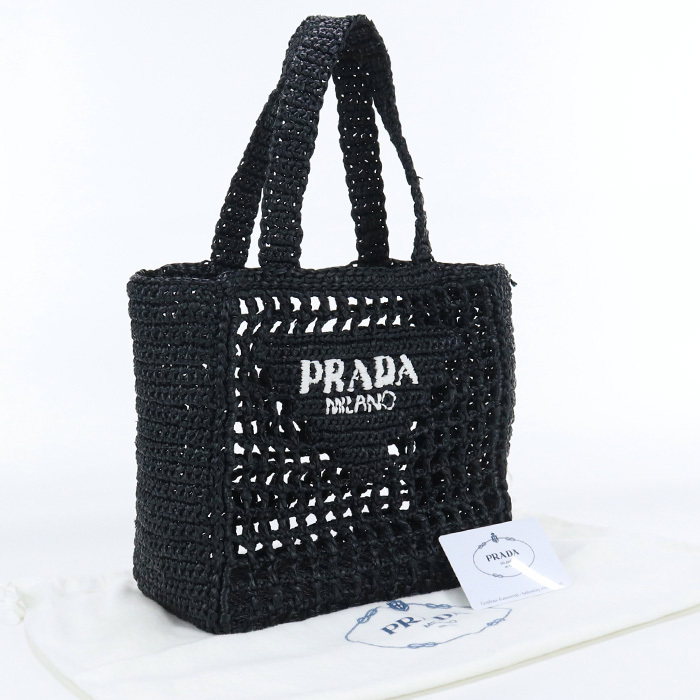 【国内発】PRADA クロシェ トートバッグ Yahoo!オークション - 中古・未使用プラダPRADA クロシェ トート