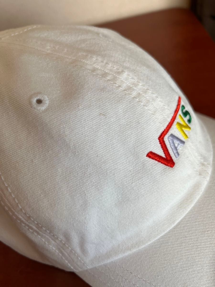 VANS バンズ キャップ 帽子 ホワイト フリーサイズ CAP ホワイト