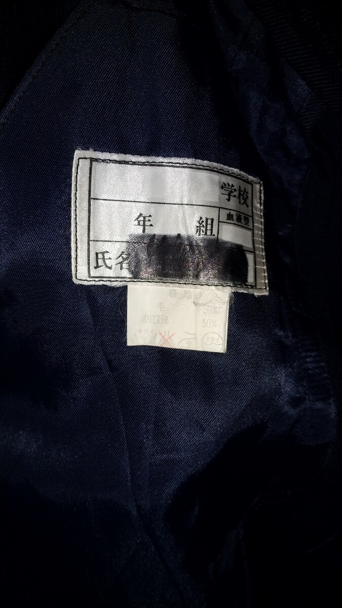 ５−１３　コスプレ衣装　特大サイズ　ロングスカート　紺色前広２４ヒダ　冬_画像3