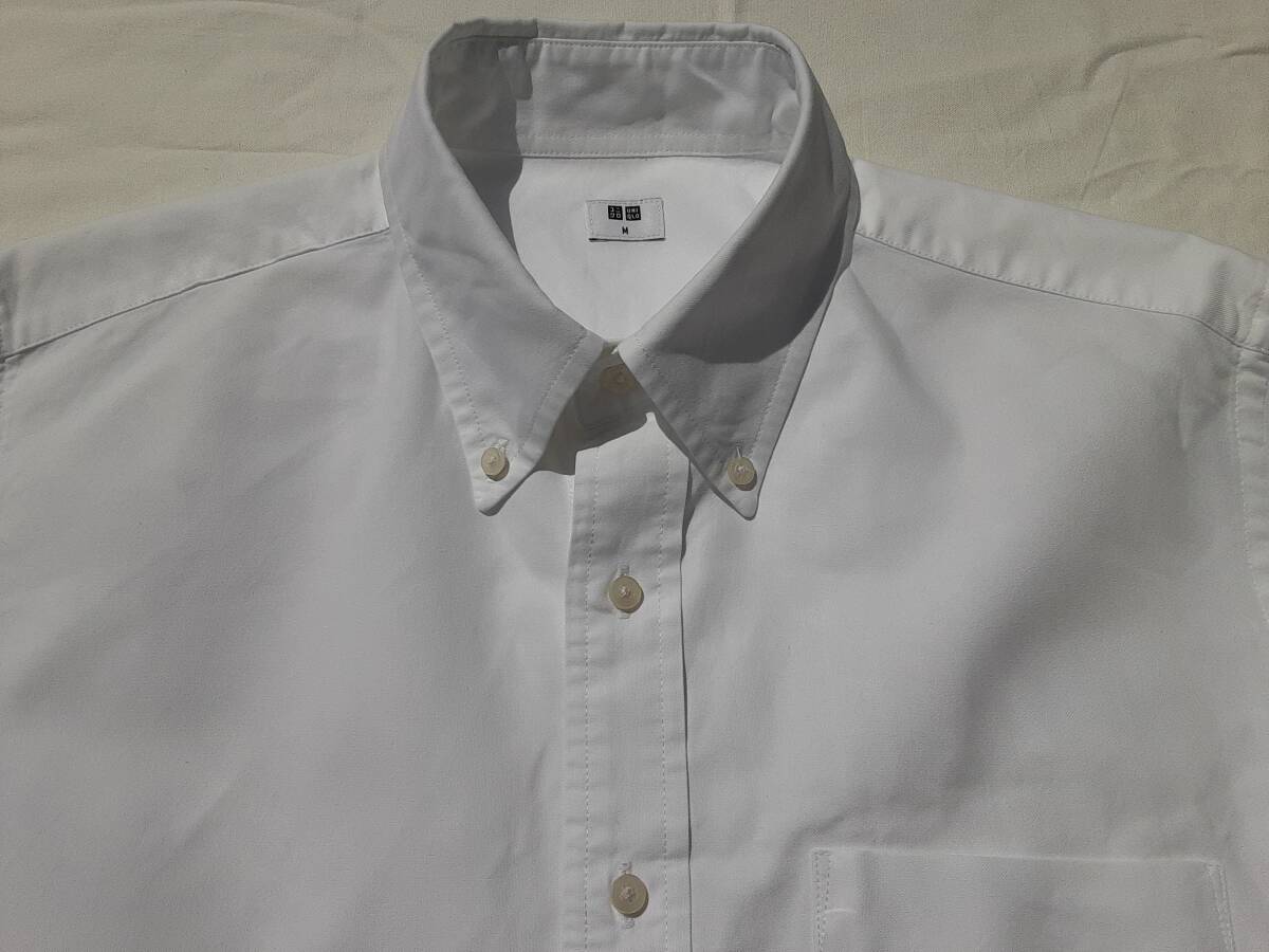 UNIQLO ユニクロオックスフォードシャツ（長袖）OFF WHITE size M_画像1