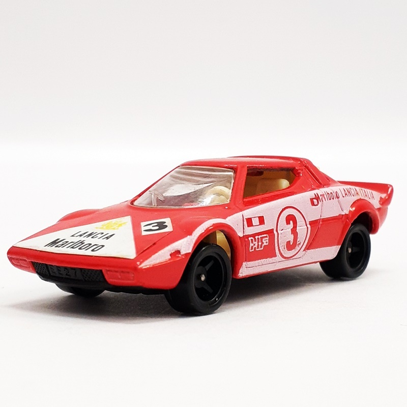 ( complete present condition goods ) TOMY Tomica blue box F27 Lancia Stratos HF made in Japan that time thing No.F27 tomica foreign car series details unknown ( junk treatment ) *c6