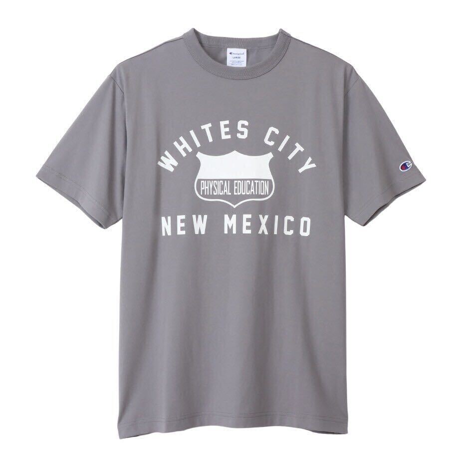 [ new goods unused ]Champion/ Champion dark gray rubber print T-shirt XL size 