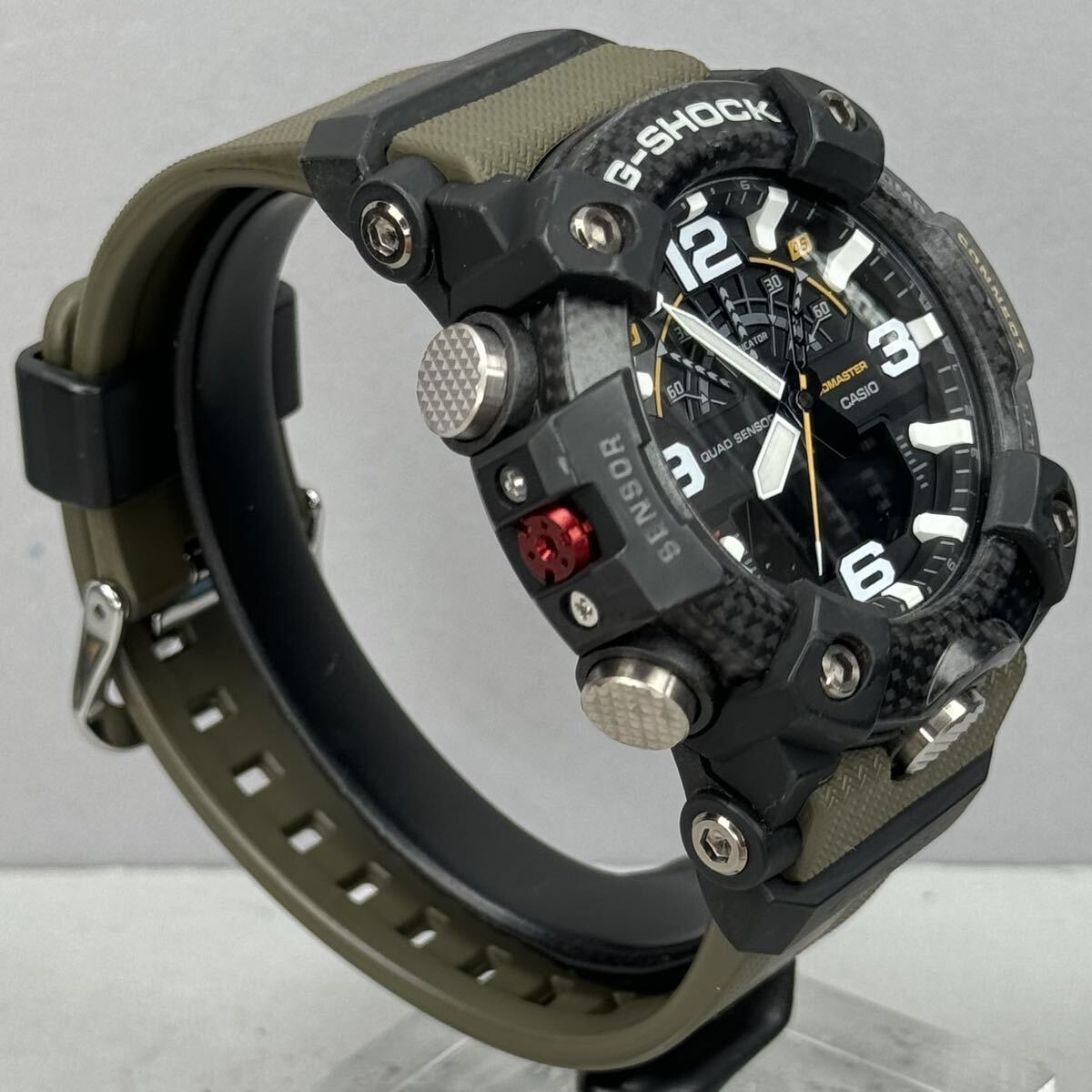 美品 G-SHOCK GG-B100-1A3JF MUDMASTEマッドマスター Bluetooth搭載 モバイルリンク カーボンコアガード ブラック 反転液晶 アナデジの画像6