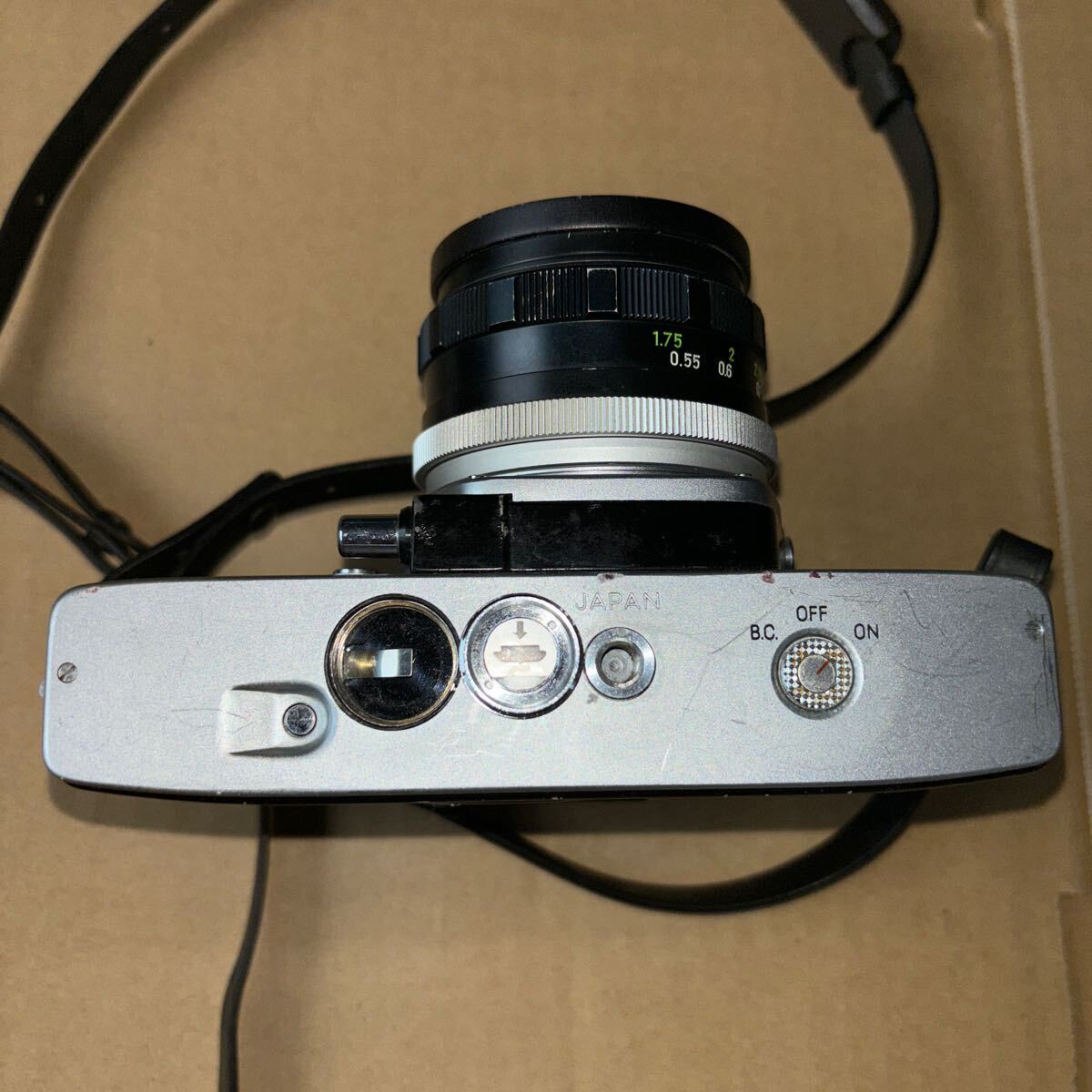 ミノルタ SRT101 本革ハードケース付、レンズf=55mmの画像5