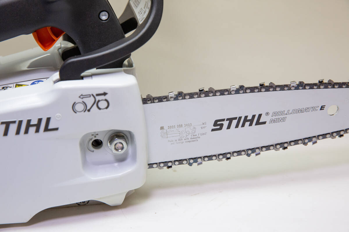 ★送料無料(北海道/沖縄/離島除く MS151 TC-E STIHL スチール エンジンチェンソー チェーンソー 排気量23.6cc ガイドバー25cm 動作品 の画像4