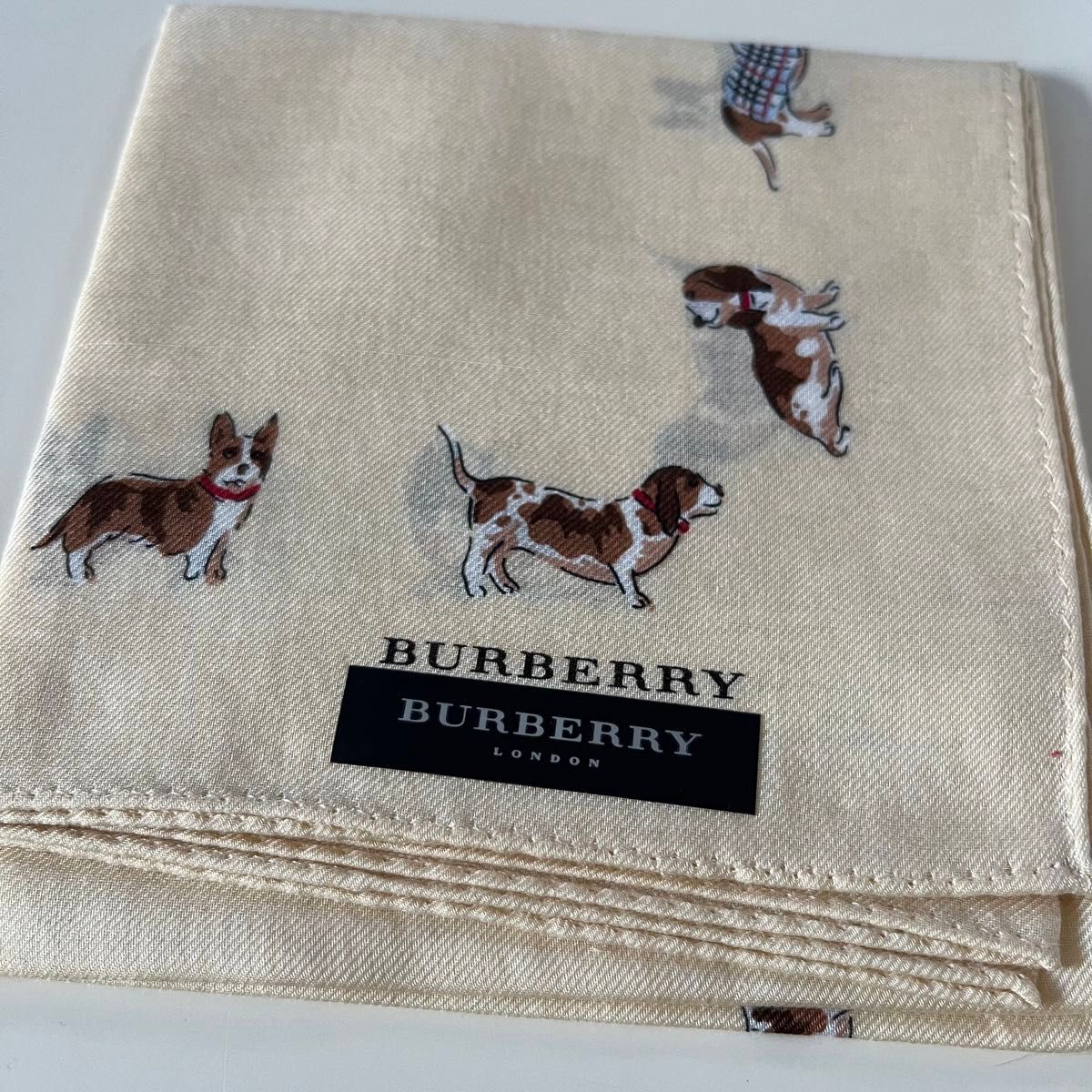 ハンカチ BURBERRY バーバリー 犬