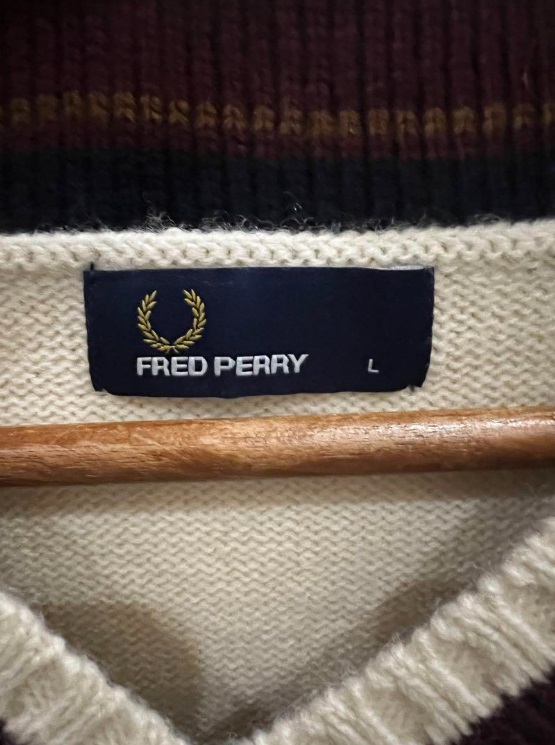 FRED PERRY チルデンニット チルデンセーター サイズL_画像3