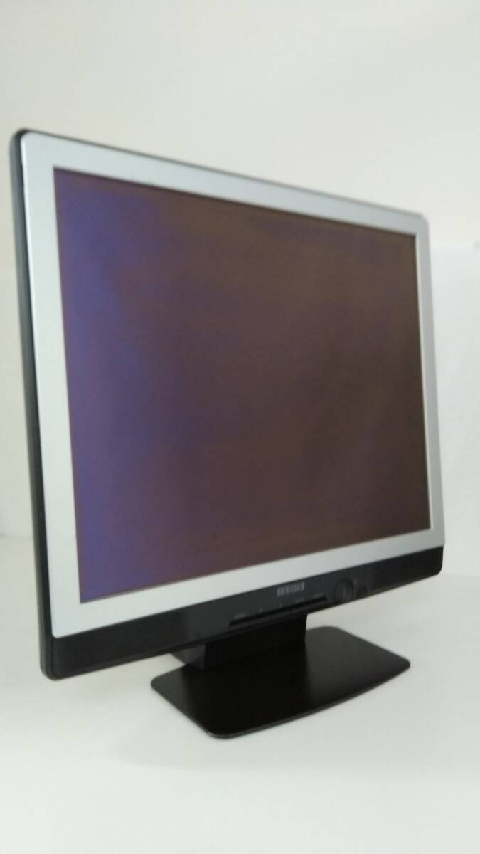 【TN-616】通電映像確認済み/I・O DATA/TVチューナー搭載19型ディスプレイ LCD-TV194CBR/ピュアブラック液晶/モニター/PC/OA機器【HK】の画像1