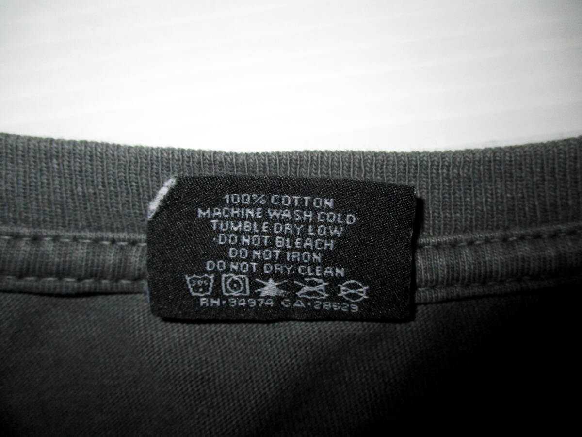 メキシコ製☆ STUSSY  ステューシー ワールドツアー 半袖Tシャツ   サイズM  グレー系   （３E ケの画像8