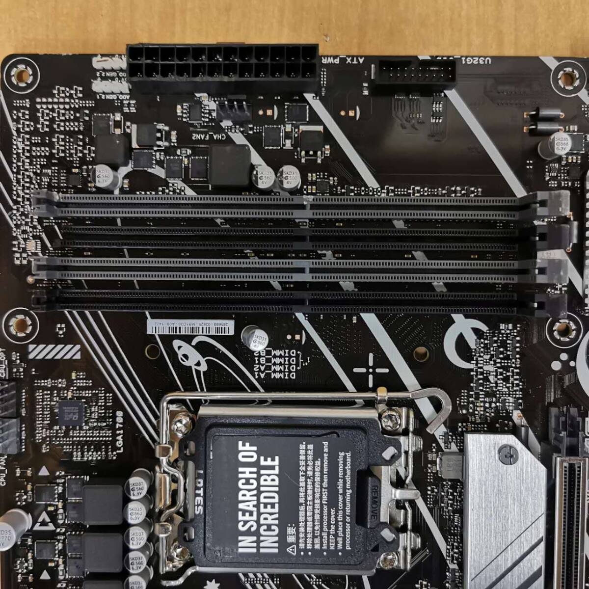 ASUS PRIME B760M-AJ D4/ATXマザーボード/(LGA1700)INTEL第12世代CPU対応/PCパーツ DIY 修理材料★ジャンク★現状渡し_画像4