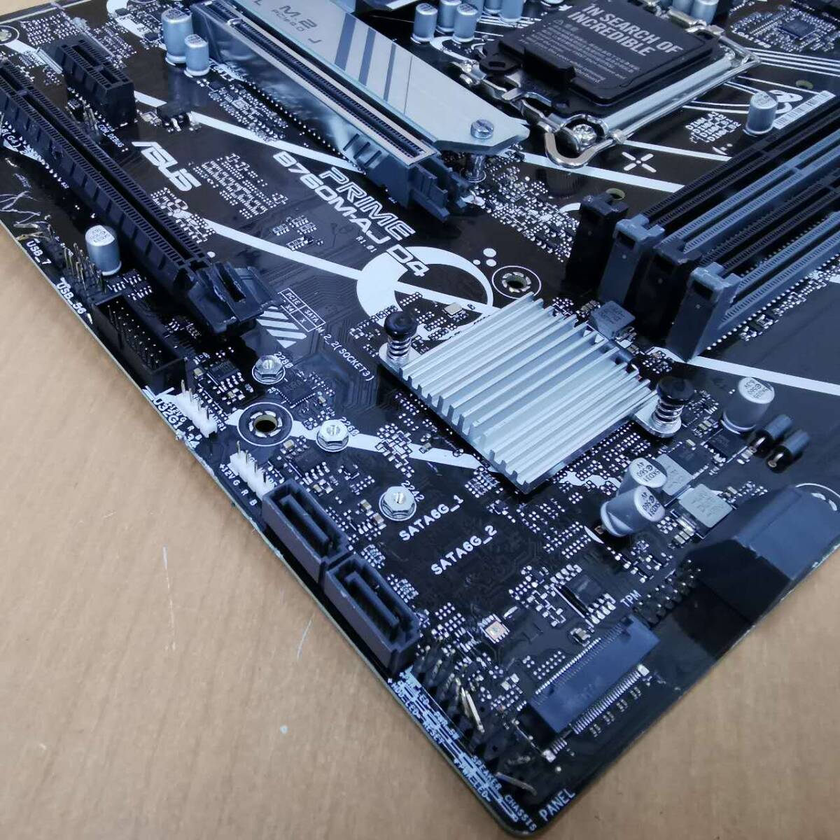 ASUS PRIME B760M-AJ D4/ATXマザーボード/(LGA1700)INTEL第12世代CPU対応/PCパーツ DIY 修理材料★ジャンク★現状渡し_画像7