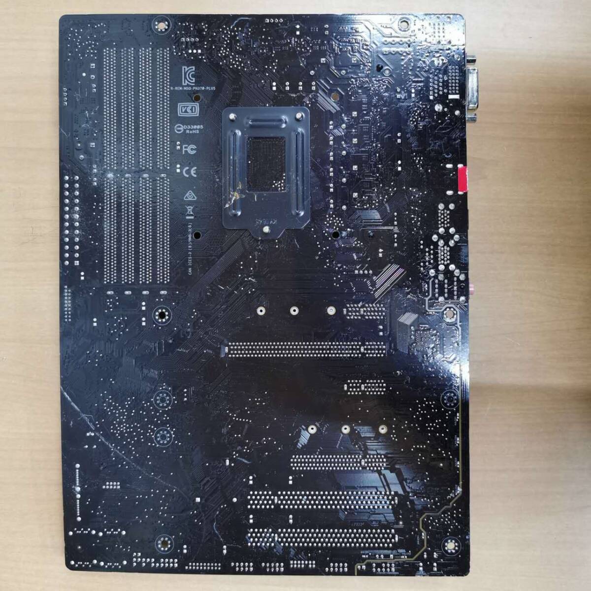 ASUS-PRIME-H370M-PLUS/ATXマザーボード/(LGA1151)INTEL第8,9世代CPU対応/PCパーツ 自作PC DIY 修理材料★通電,BIOS確認のみ★ジャンクの画像9